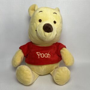 Disney Baby Winnie the Pooh Plush 12" Rattle Crinkle Ears Stuffed Animal Toy